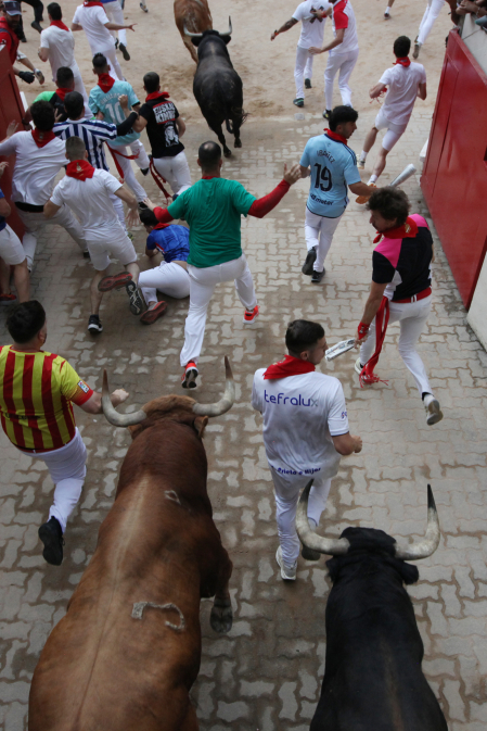 cuarto encierro de San Fermín 2026 en Pamplona