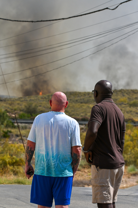 Fotos del incendio forestal de Los Gallardos, en Almería