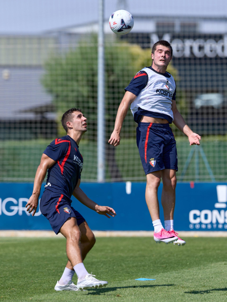 Fotos del entrenamiento de Osasuna en Tajonar