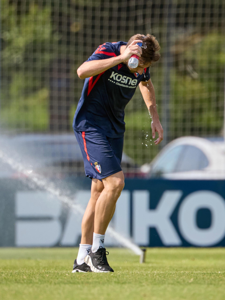 Foto del entrenamiento de Osasuna de este 16 de julio de 2026