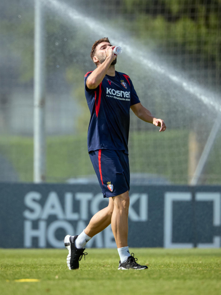 Foto del entrenamiento de Osasuna de este 16 de julio de 2026