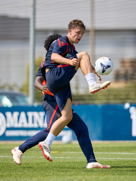 Foto del entrenamiento de Osasuna de este 16 de julio de 2026