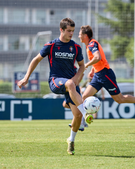 Fotos del entrenamiento de Osasuna de este miércoles