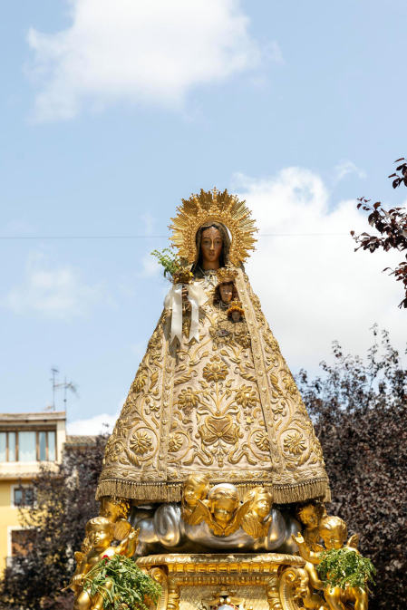 Procesión de Santa Ana en las fiestas de Tudela