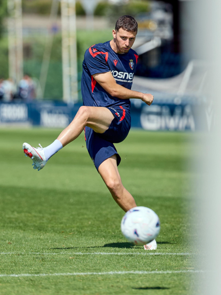 Foto del entrenamiento de Osasuna del 4 de agosto