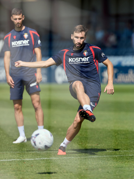 Foto del entrenamiento de Osasuna del 4 de agosto