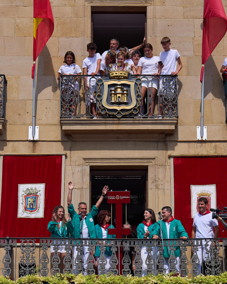 Fotos del cohete de fiestas de Tafalla 2026