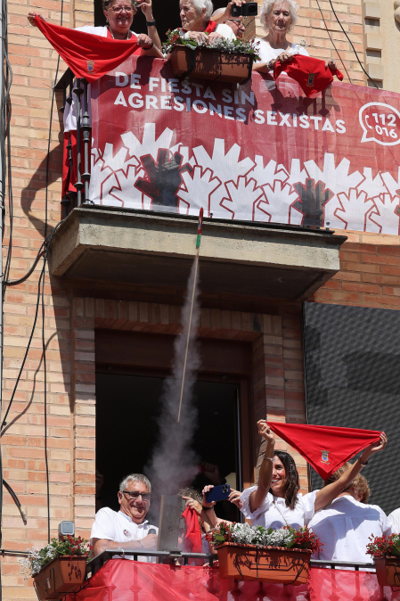 Inicio de las fiestas de Marcilla