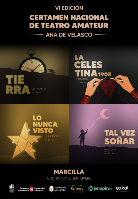 Cartel de la VI Edición del VI Certamen de Teatro Amateur Ana de Velasco