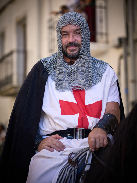 Fotos del inicio de las fiestas medievales en Artajona