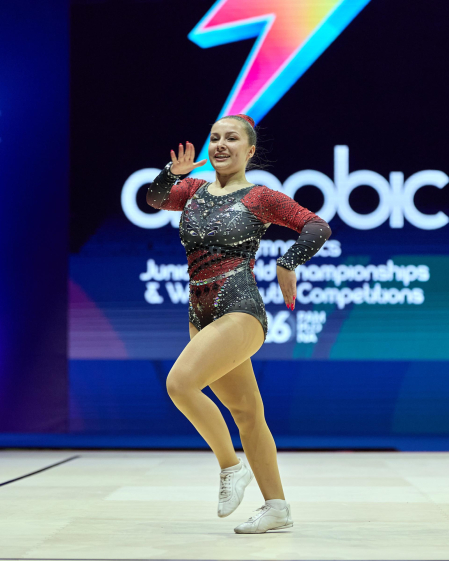 Fotos de la segunda jornada del Mundial de Aeróbic en el Navarra Arena