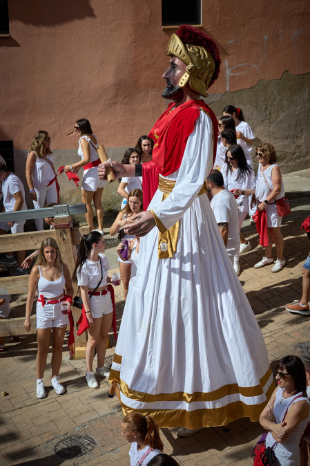 Fotos del cohete de inicio de fiestas en Cáseda