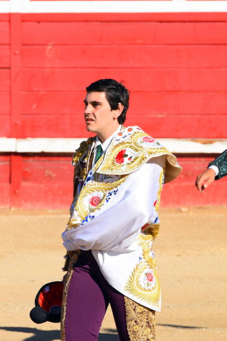 Toros de la Dehesa de Guadarrama para los novilleros forales Aarón Navas, Pablo Hernández y Pacho Jiménez en la novillada de fiestas de Sangüesa el 15 de septiembre