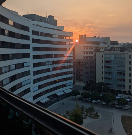 Vistas desde la sexta planta donde está localizado el piso