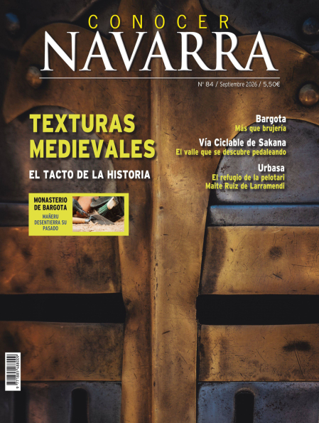 Portada del número 84 de la revista Conocer Navarra