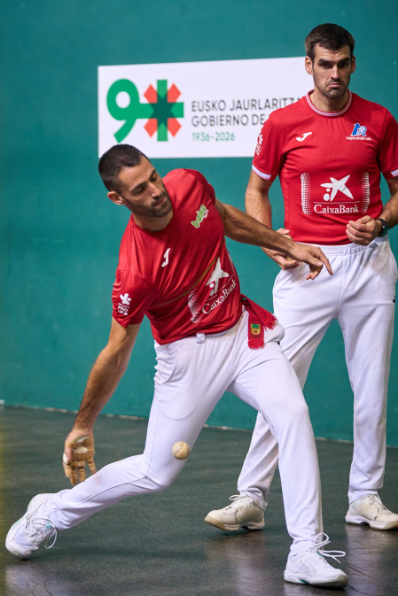 Fotos de la elección de material en el Navarra Arena para las semifinales y la final del Masters CaixaBank