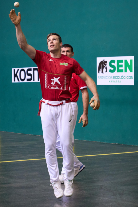 Fotos de la elección de material en el Navarra Arena para las semifinales y la final del Masters CaixaBank