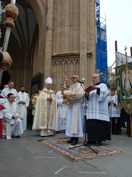 visita de San Miguel de Aralar a San Sebastián