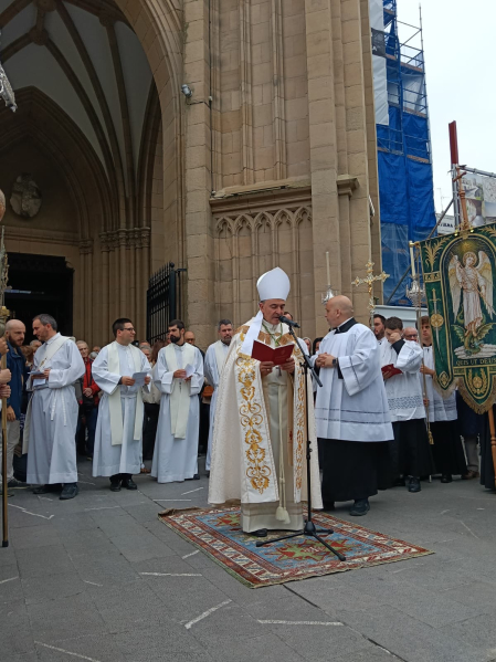 visita de San Miguel de Aralar a San Sebastián