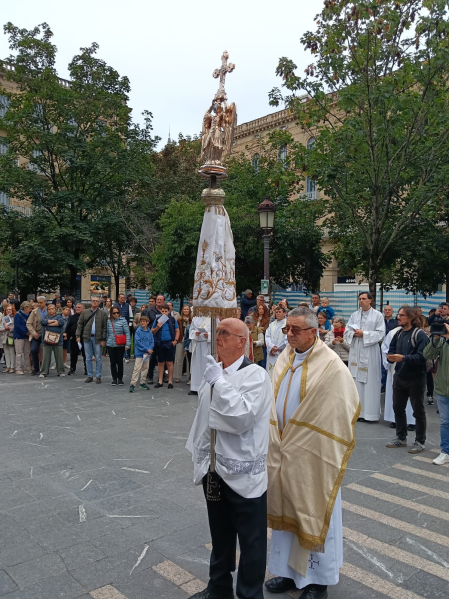 visita de San Miguel de Aralar a San Sebastián