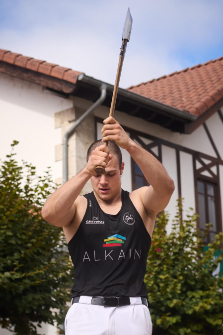 Fotos del Campeonato Navarro de Aizkora de Primera Categoría en Lekunberri.