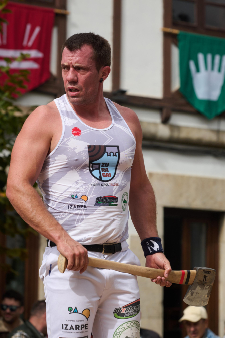 Fotos del Campeonato Navarro de Aizkora de Primera Categoría en Lekunberri.