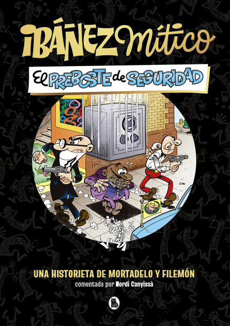 Portada de la publicación de Francisco Ibáñez, 'El preboste de seguridad', editado en 1985