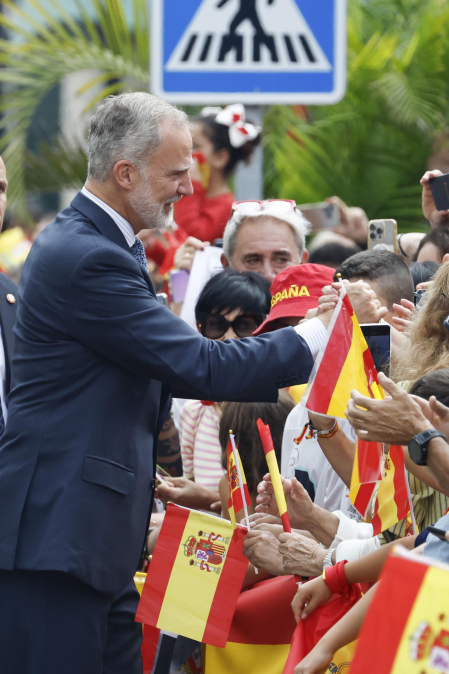 Fotos de la visita del rey Felipe y la reina Letizia a Ceuta