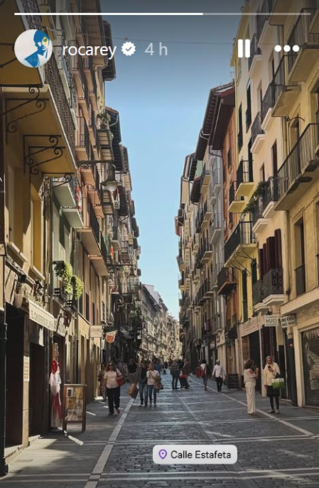Imagen de la calle Estafeta publicada por Andrés Roca Rey este 14 de octubre en Instagram