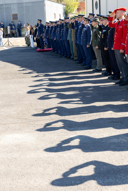 Celebración del 75 aniversario de la apertura del Polígono de Tiro de las Bardenas Reales con desfiles y exhibiciones del Ejército del Aire