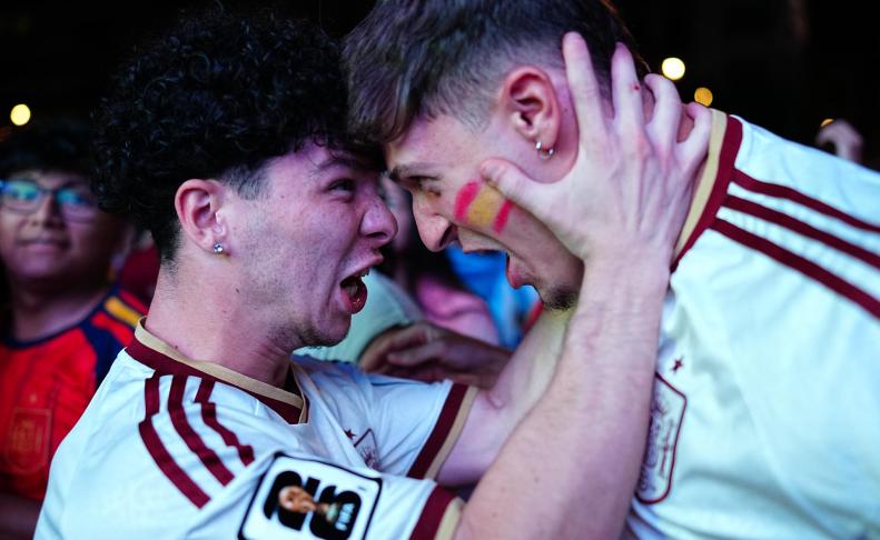 La final del Mundial, en imágenes en Navarra