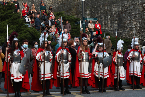 Procesión de Jueves Santo en Pamplona