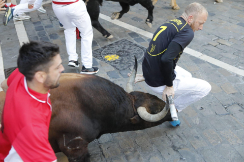 Fotos del sexto encierro de San Fermín 2022