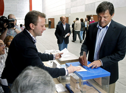 Jornada de votaciones de las elecciones autonómicas del 22-M