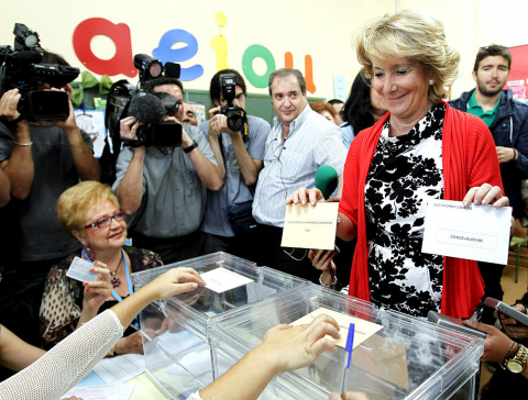 Jornada de votaciones de las elecciones autonómicas del 22-M
