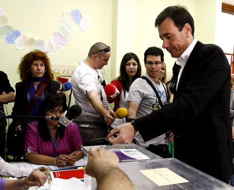 Jornada de votaciones de las elecciones autonómicas del 22-M