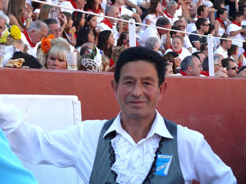 Becerrada de las fiestas de Estella el 10 de agosto de 2011