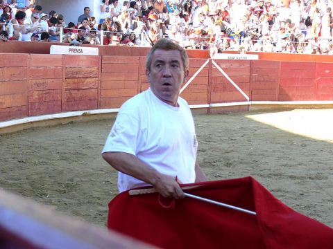 Becerrada de las fiestas de Estella el 10 de agosto de 2011