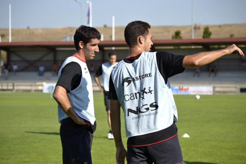 Raúl García se entrena en las instalaciones de Tajonar por primera vez tras su regreso al Club Atlético Osasuna.