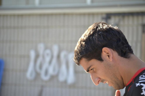 Raúl García se entrena en las instalaciones de Tajonar por primera vez tras su regreso al Club Atlético Osasuna.