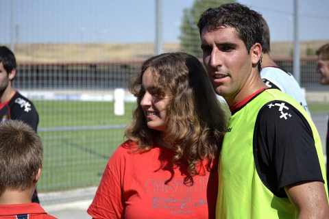 Raúl García se entrena en las instalaciones de Tajonar por primera vez tras su regreso al Club Atlético Osasuna.