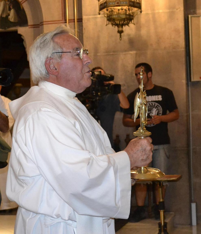 El conjunto rojillo visitó Javier para realizar la tradicional ofrenda al santo