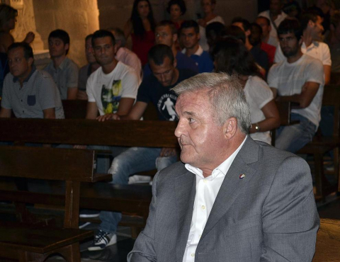 El conjunto rojillo visitó Javier para realizar la tradicional ofrenda al santo