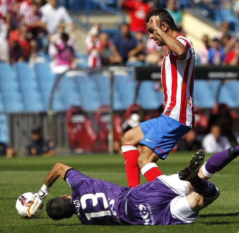 Osasuna consigue un empate en el Vicente Calderón en la segunda jornada de la temporada 2011/2012.