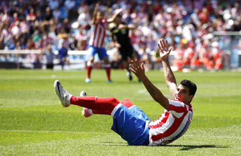 Osasuna consigue un empate en el Vicente Calderón en la segunda jornada de la temporada 2011/2012.