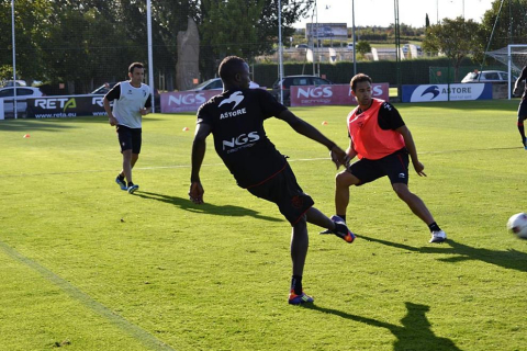 Osasuna ha vuelto a las entrenamientos en Tajonar para preparar el partido del próximo domingo ante el Sporting de Gijón en el Reyno de Navarra