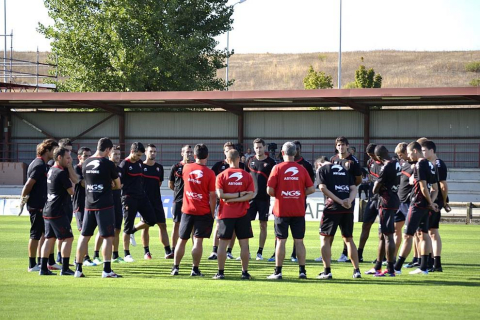 Osasuna ha vuelto a las entrenamientos en Tajonar para preparar el partido del próximo domingo ante el Sporting de Gijón en el Reyno de Navarra