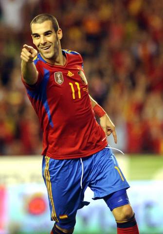 Partido de la selección española ante Liechtenstein (6-0)