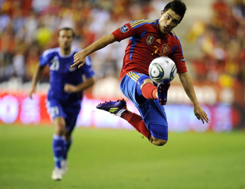 Partido de la selección española ante Liechtenstein (6-0)