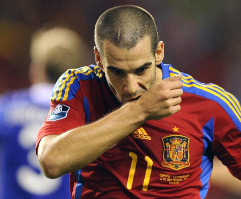 Partido de la selección española ante Liechtenstein (6-0)